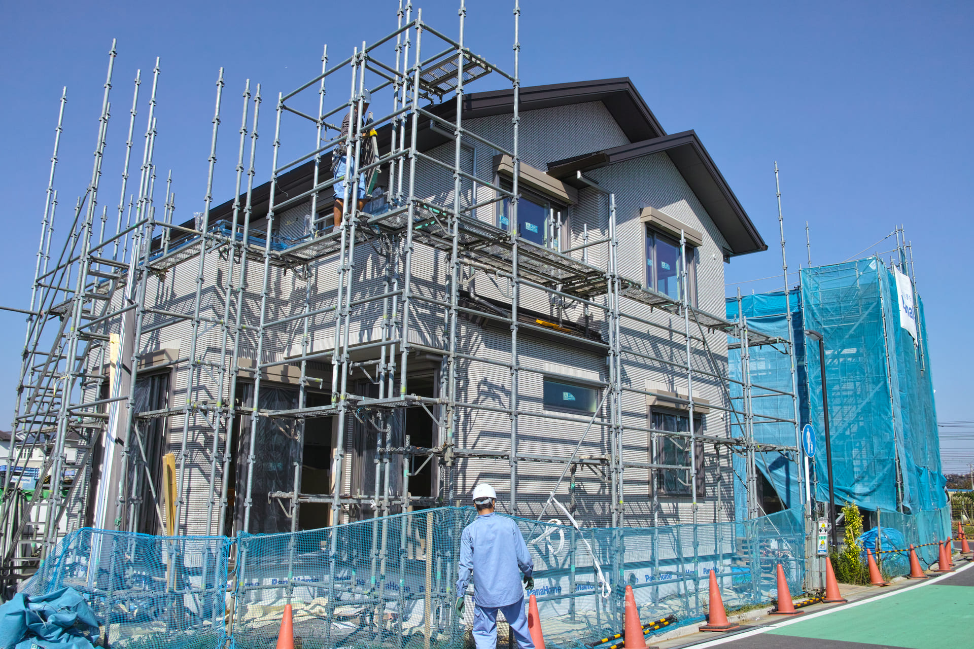 戸建てやアパートの外壁工事に対応可能